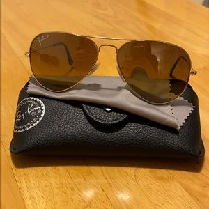 Ray Ban large metal aviators